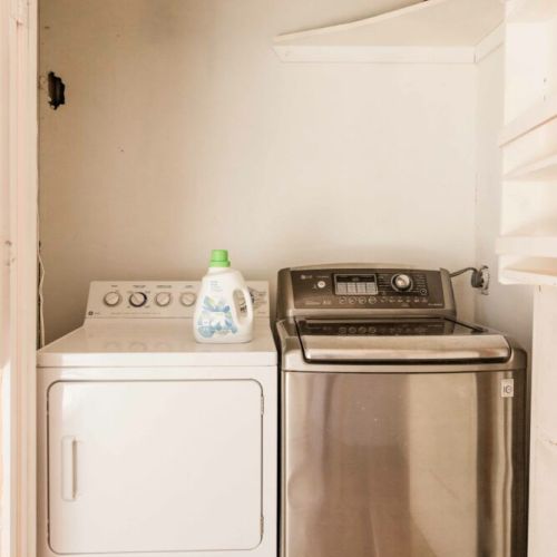 Shared washer and dryer in home!
