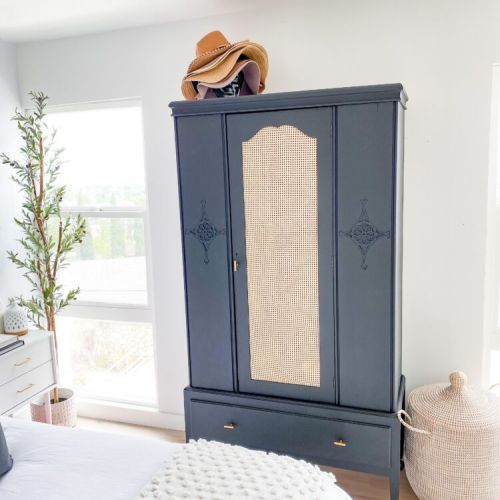 Large armoire to store your belongings for long-term stays