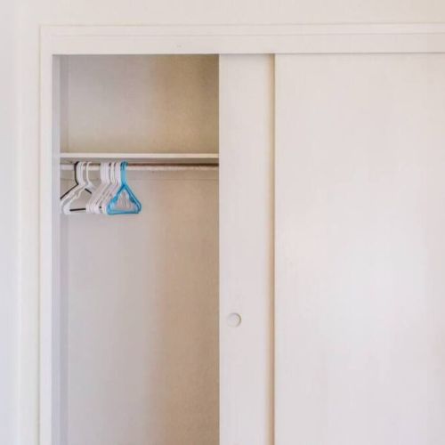 Closet in 1st bedroom