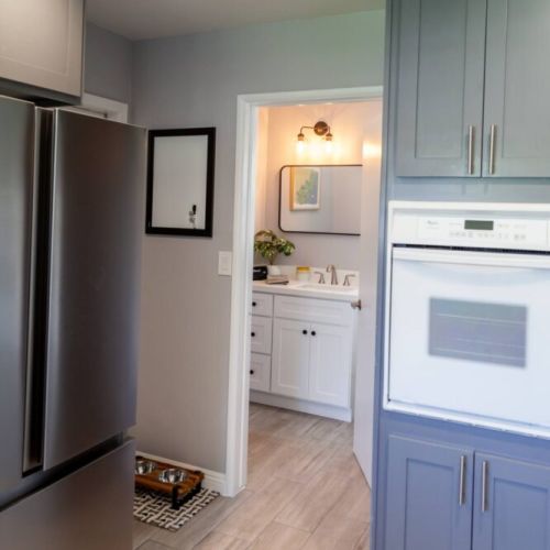 2nd full bathroom off the kitchen