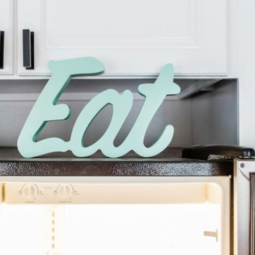 "Eat" every time you open the refrigerator ;)