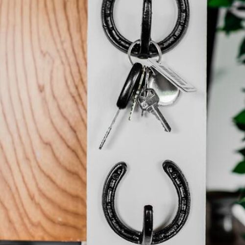 Horseshoes to hold your keys