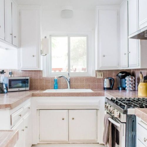 Fully stocked kitchen