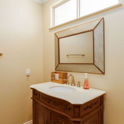 Half bathroom for guests