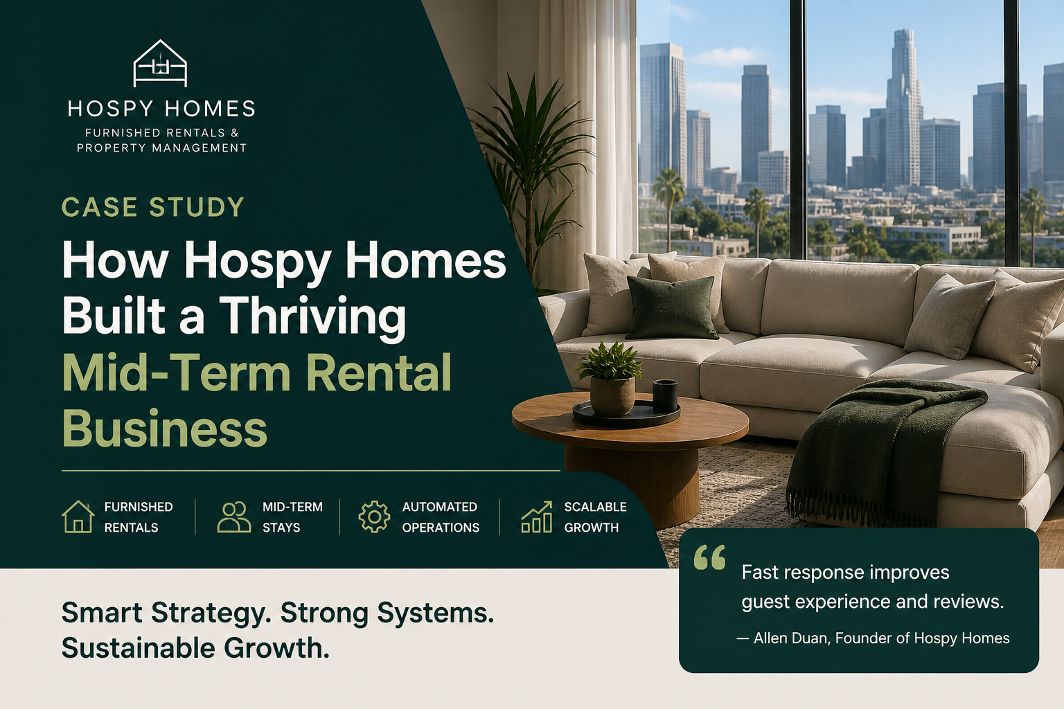 How Hospy Homes Built a Thriving Mid-Term Rental Business (Real Case Study)