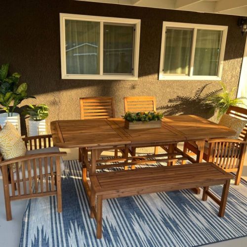 Large backyard with plenty of seating under the large patio cover. Grill up some steaks on the BBQ as you relax in the beautiful SoCal weather.