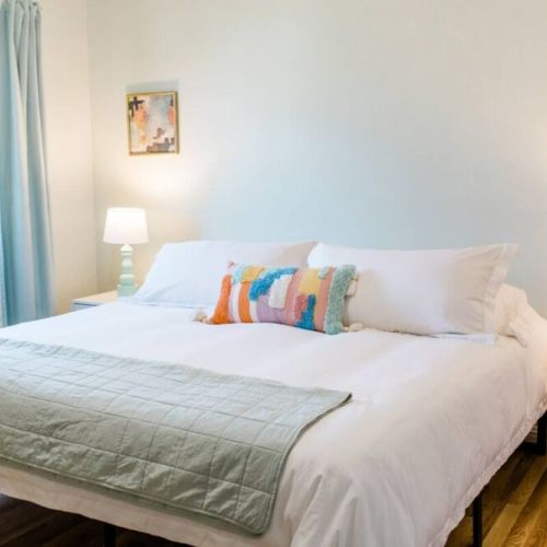 Second bedroom with king-sized bed