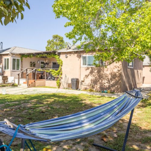 Enjoy the California sun with a wide variety of lounging options in the backyard :)
