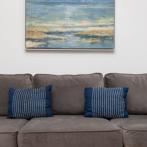 Comforting blue hues