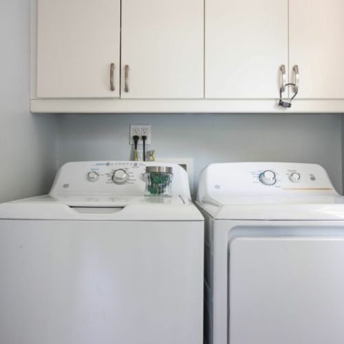 Washer and dryer in unit
