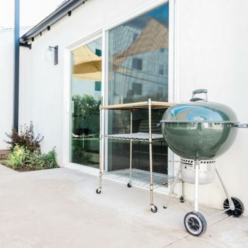 Cook up some barbeque with the Weber's Egg Grill!