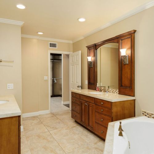 Large master bathroom