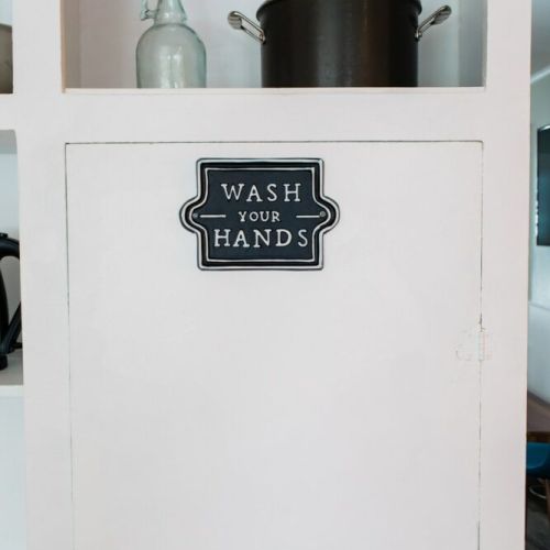 Don't forget to wash your hands!