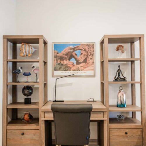 Desk area for work/creative space