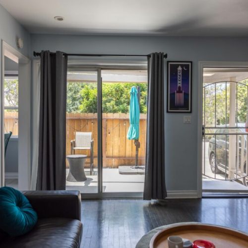 Patio + entryway views