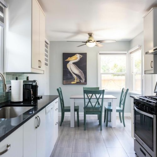 Kitchen + dining area