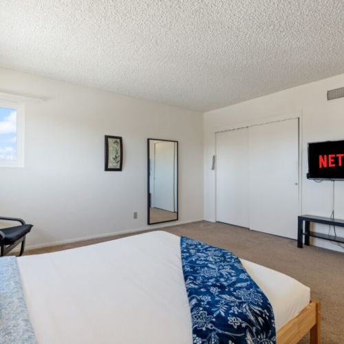 Stream your favorite shows and movies from our 4K Smart TV
