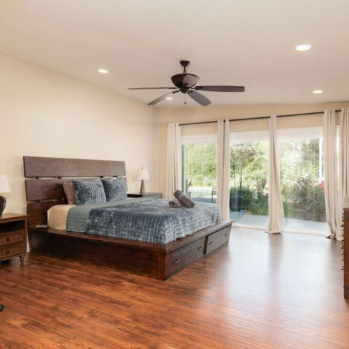 Master bedroom suite
