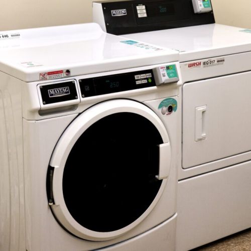Shared Washer and dryer that uses a loadable card