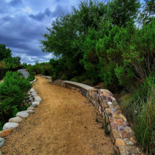 Anaheim Coves walking and biking trail just down the street