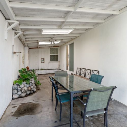 Patio seating
