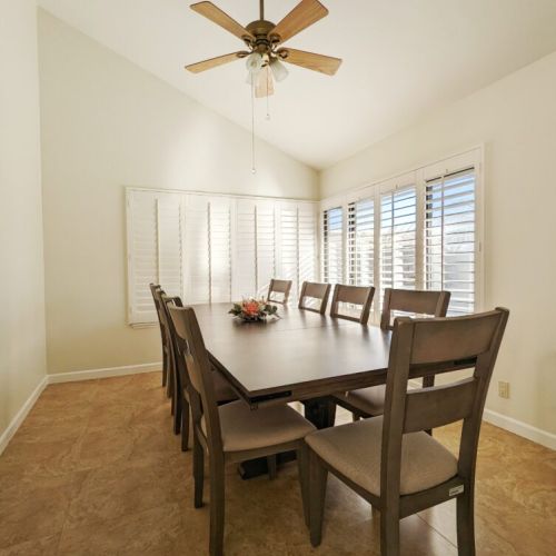 Formal dining room with plenty of seating!