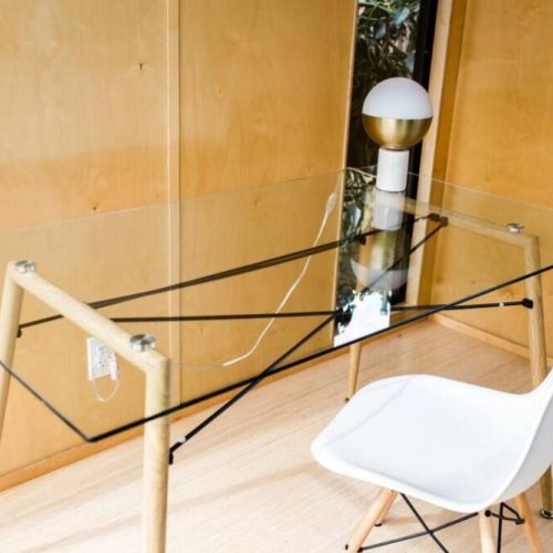 Enjoy a different kind of workplace with plenty of sunlight - your office cabana! Or art studio.