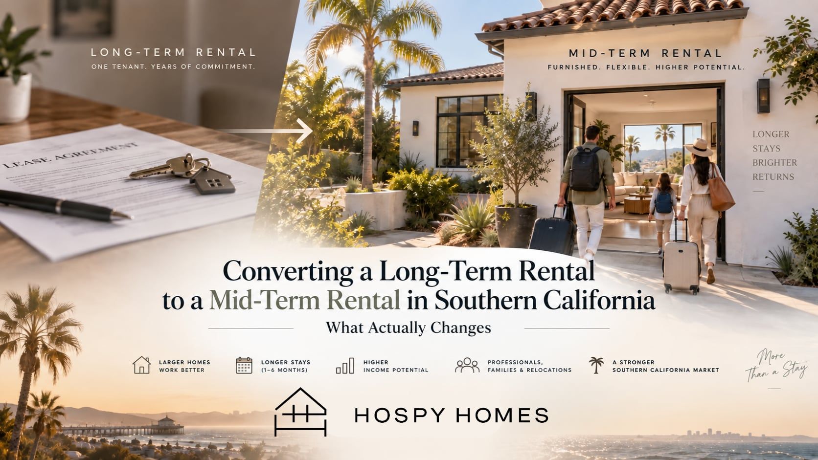 Converting a Long-Term Rental to a Midterm Rental in Southern California: What Actually Changes