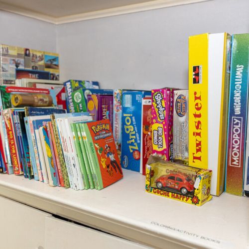 A closeup on games + books for the whole family!