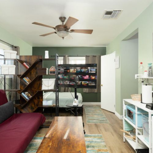 Welcome to your fun + cozy studio apartment!